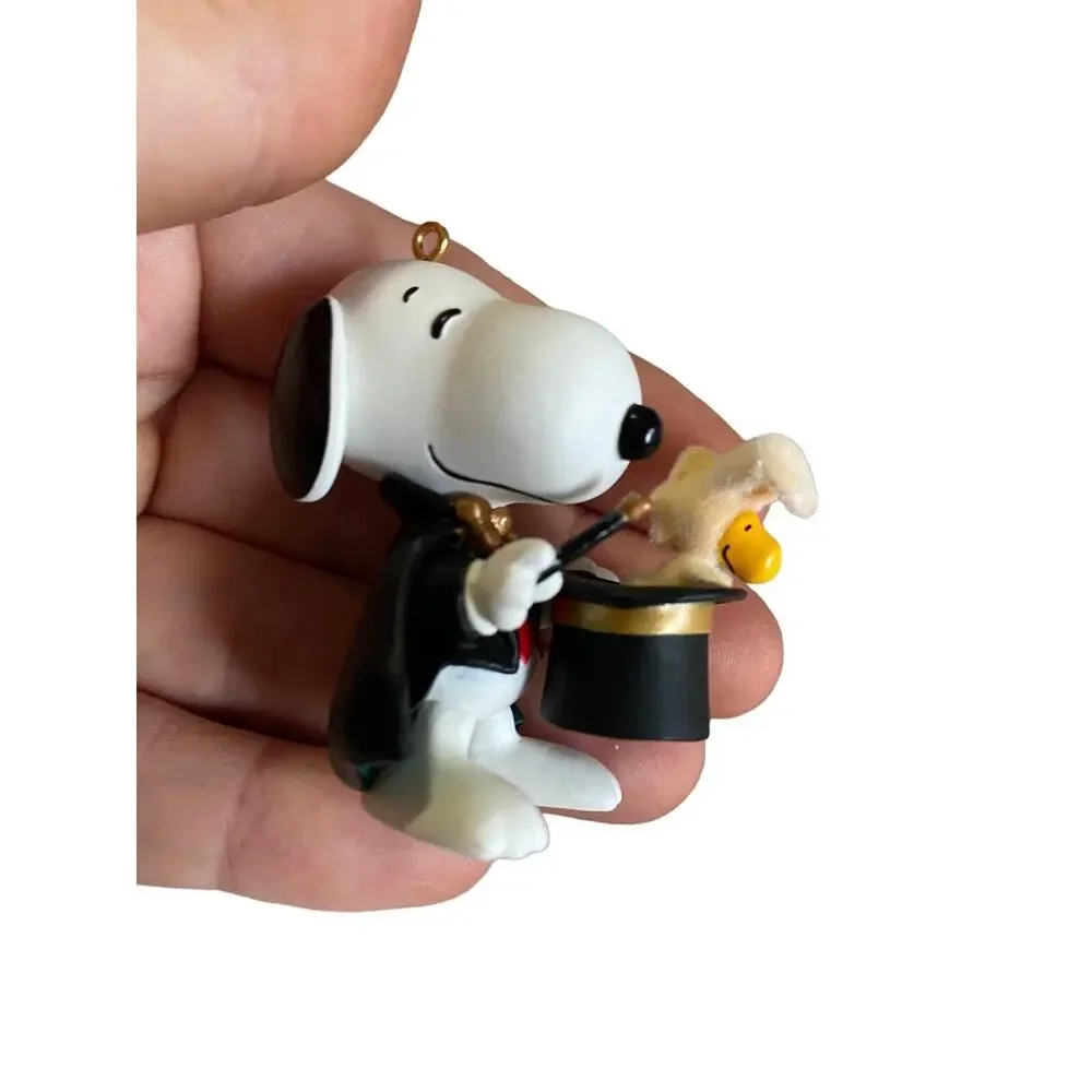 Hallmark Snoopy Magnificent Ornament Peanuts Magician Woodstock 2008 Christmas